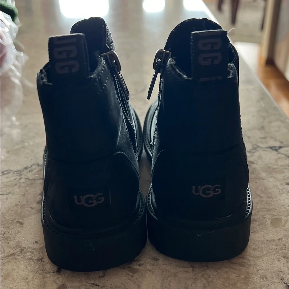 UGG Kids Black Boots - Picture 3 of 11